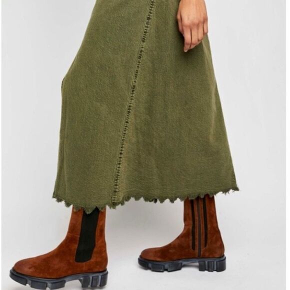 New Free People Woke Up Like this Maxi Skirt - Picture 4 of 9